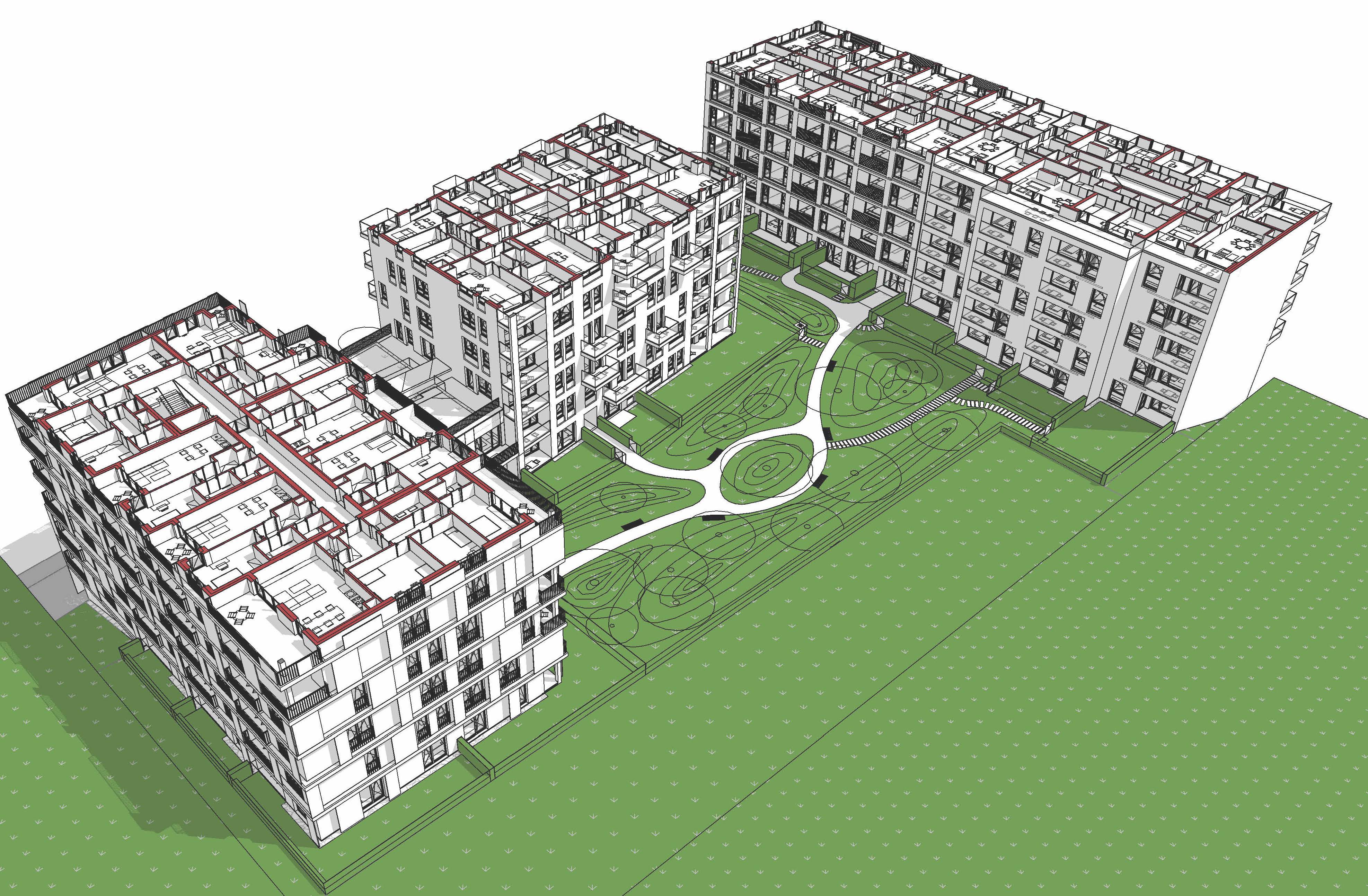 3D BIM Design v Revit - Stavební část