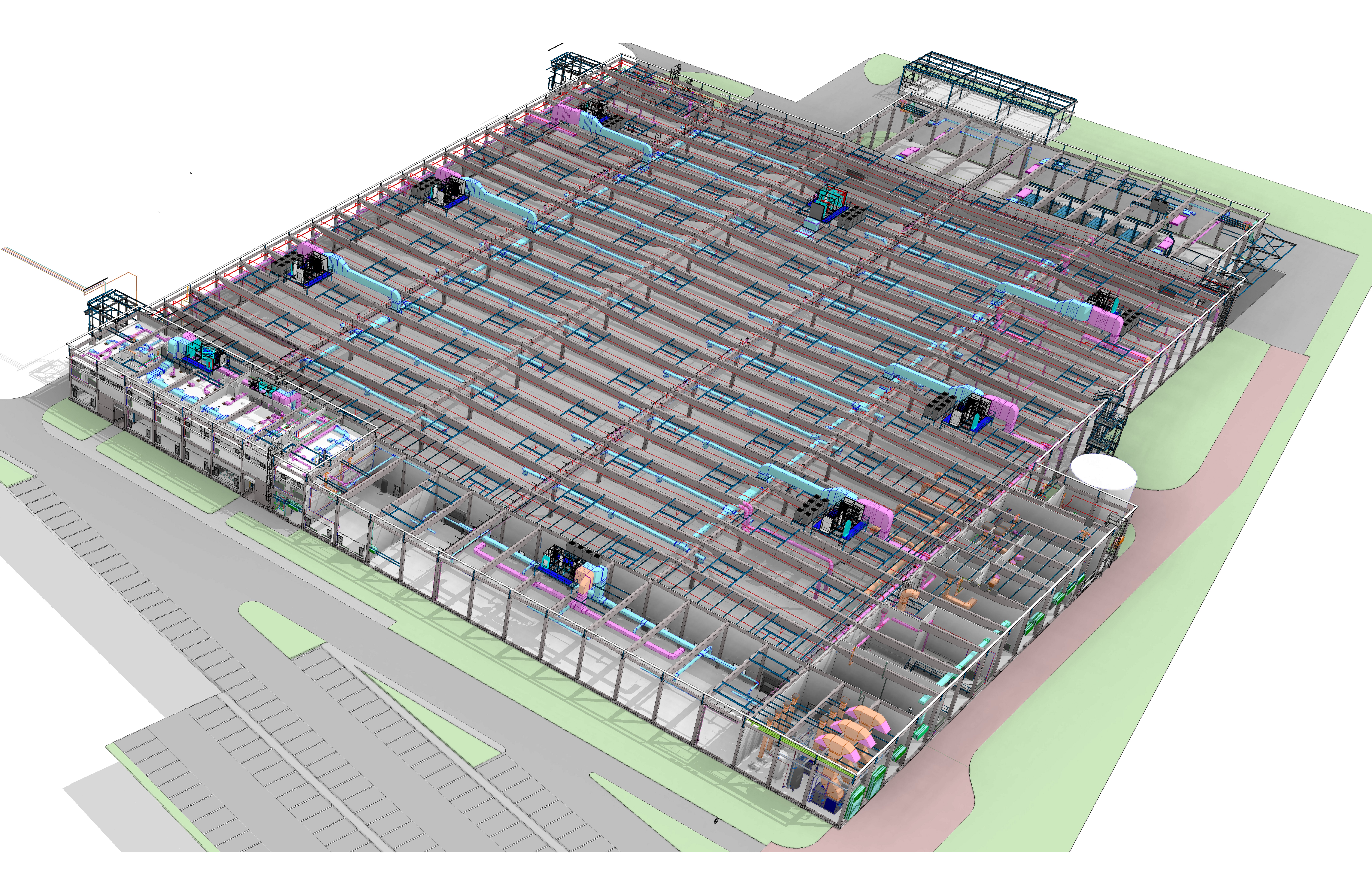 3D BIM Design v Revit - Koordinace profesí Centrálního modelu
